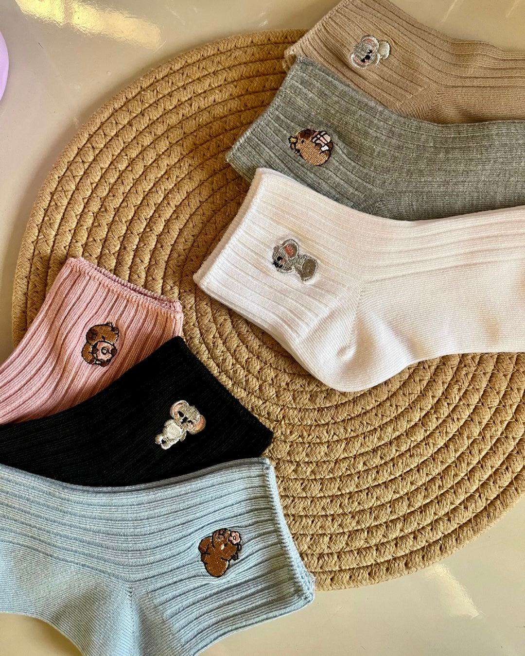 Medias Bordadas (Pack x3)