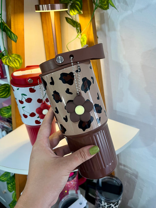 Vaso con llavero