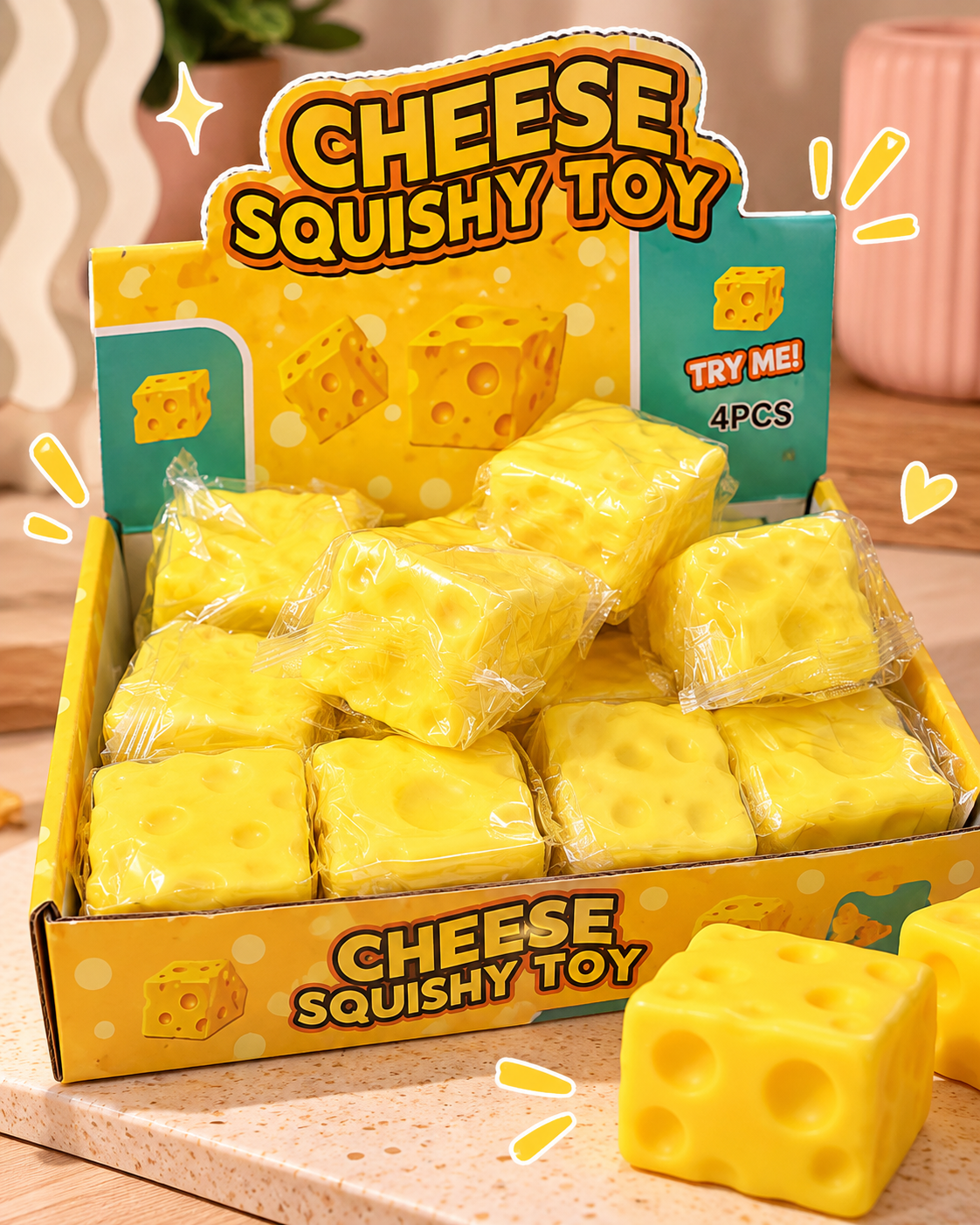 Squishy Quesito Cubo