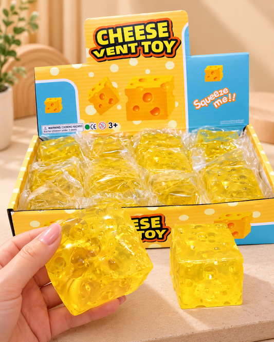 Squishy Queso transparente 🧀