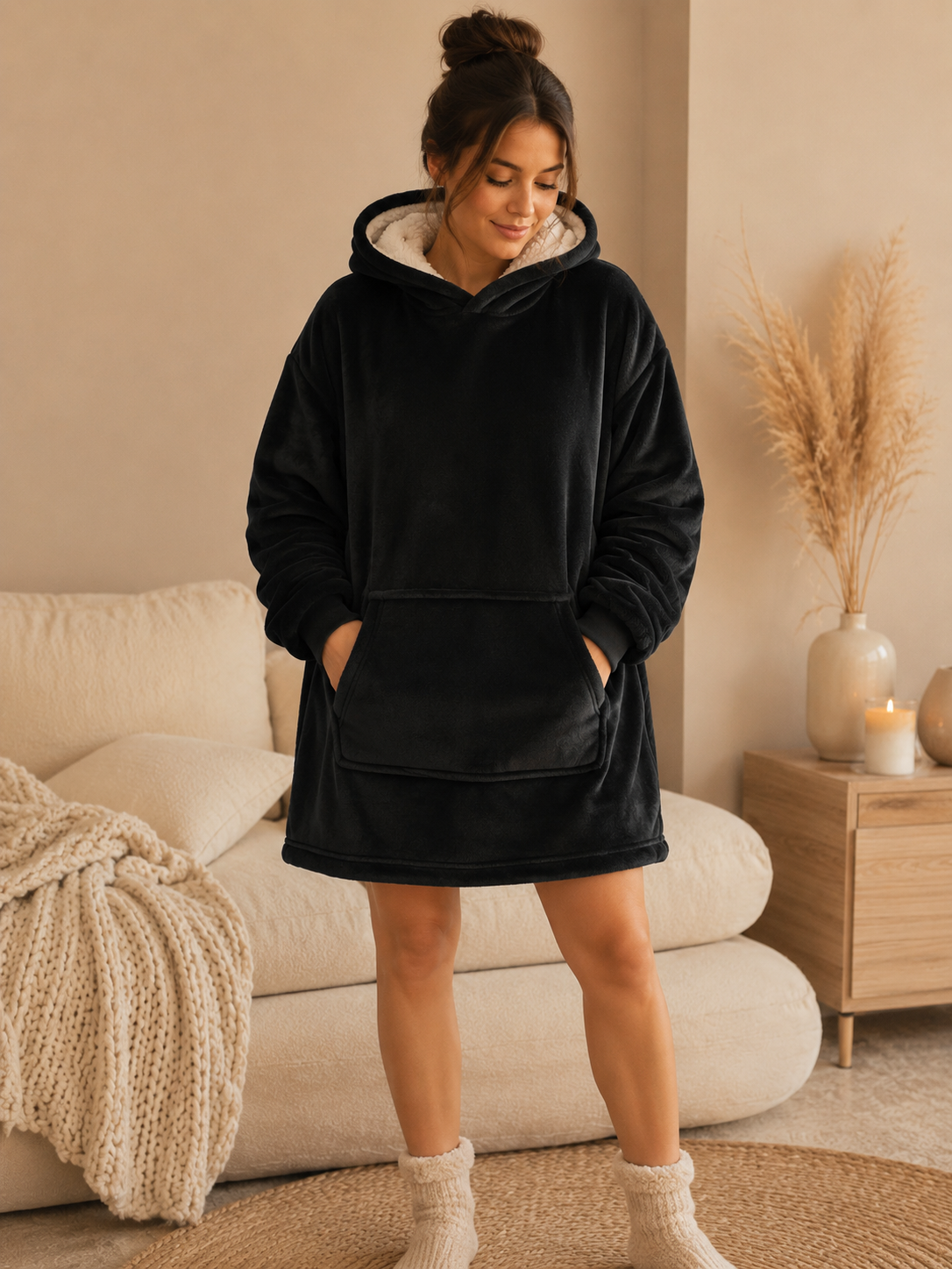 Buzo Poncho Manta